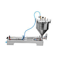 Поршневий дозатор с додатковим тиском в бункері