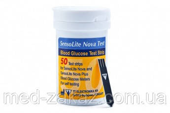 Тест-смужки SensoLite Nova Test (Сенсолайт Нова) №50