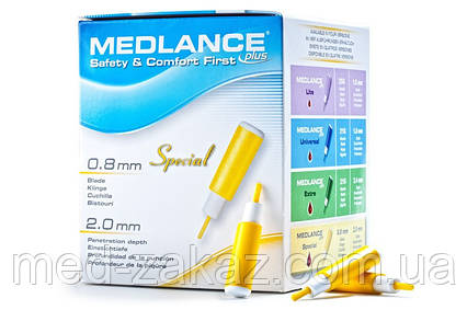 Ланцет автоматичний медичний Medlance Plus Special 0,8 мм №200
