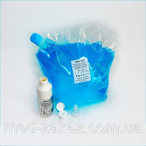 Гель для УЗД Твел високої в'язкості блакитний EKO GEL EBVS5000 5000 г.