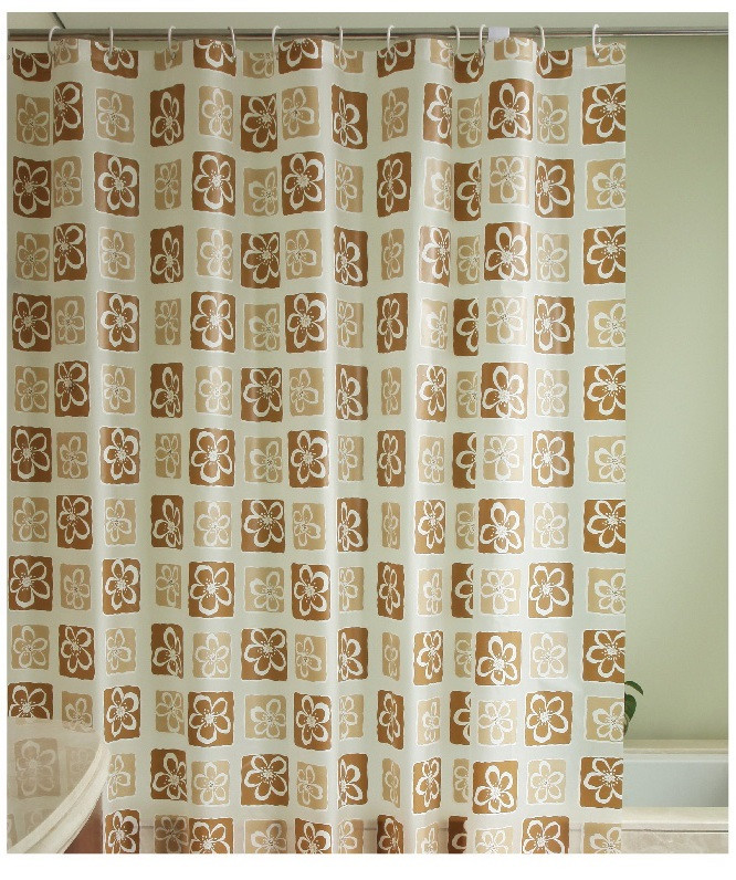 Штора у ванну з кільцями "Дейсі" точний розмір 180x200 см, код 20333, фото 1