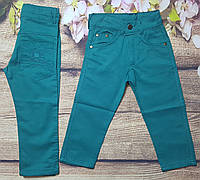 Яркие котоновые штаны для мальчика 3-7 лет (мятные) опт пр.Турция