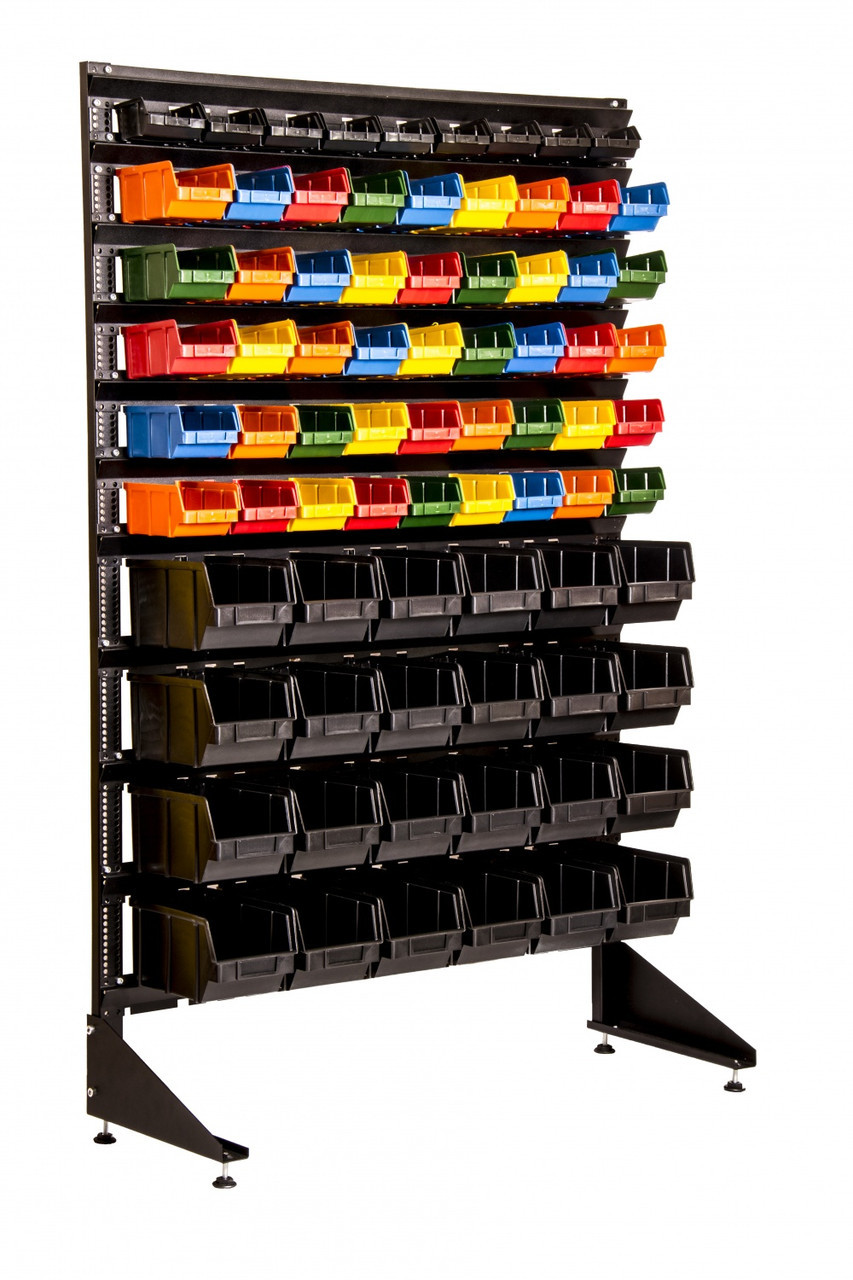 Стійка з ящиками на склад в магазин гараж для дрібниць кріплення болтів гайок, фото 1