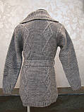 В'язаний кардиган для дівчаток 92,98,104,110 зросту Tossy kids, фото 3