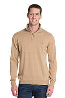 Бежевый мужской свитер U.S. POLO Assn . Оригинал с голограммой. размер S
