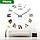 Великий настінний 3D годинник DIY Clock 70-150 см 003S (Римські цифри Срібло), фото 3
