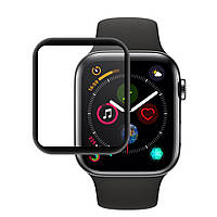 Захисне скло Mocolo 5D Full Glue для Apple Watch iWatch Series 4 / 5 / 6 40 mm Black (0.21 мм)