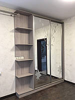 Шафа купе з кутовою полицею квадратною на замовлення Z-340