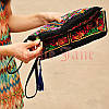 Жіноча сумка клатч із вишивкою, фото 3