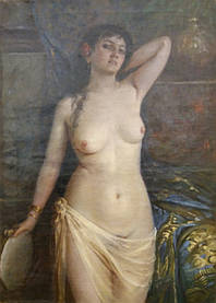 Картина Портрет дівчини 1908 рік,Н.Д.Кузнєцов