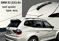 Спойлер козырек тюнинг BMW X3 E83