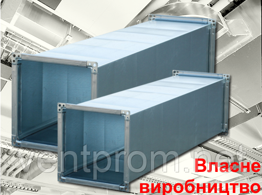 Повітропровіди оцинковані прямокутні