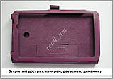 Фіолетовий шкіряний чохол-книжка Folio Case для Asus Memo Pad 7 Me70C Me70CX, фото 3