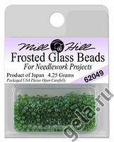 62049 бисер Mill Hill, Frosted Spring Green Frosted Glass Beads