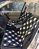 Накидка на сидіння з овечої вовни, накидка з овчини на сидіння в автомобіль, фото 5