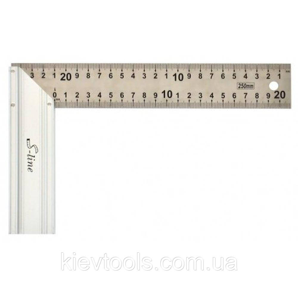 Кутник столярний нержавіючий S-line 300 мм