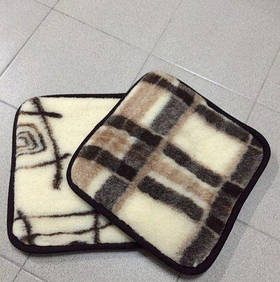 Накидки на стільці, накидка на автокрісло 38*38, накидка з овчини