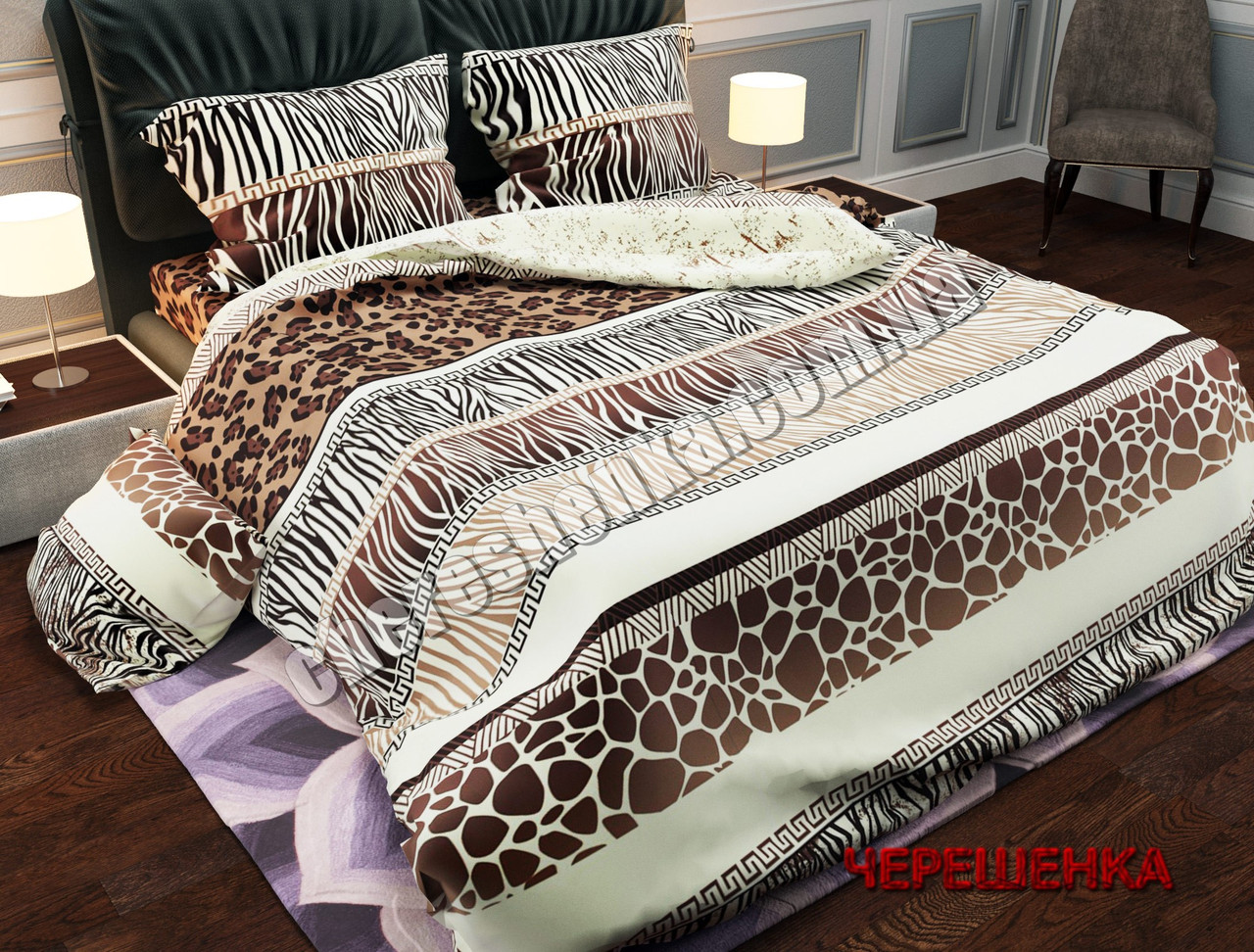 Тканина для постільної білизни Бязь "Gold" Lux GL822 (50м)
