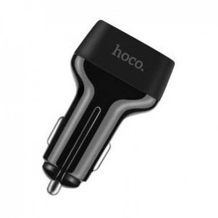 Автомобільна зарядка Hoco Z15B Kuso QC3.0 3USB чорний, фото 3