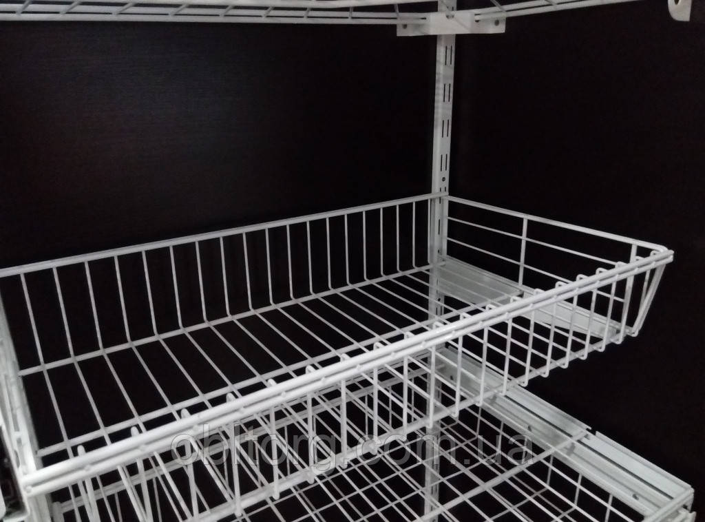 Сітчастий кошик 606х306 для гардеробної системи зберігання Україна, фото 1