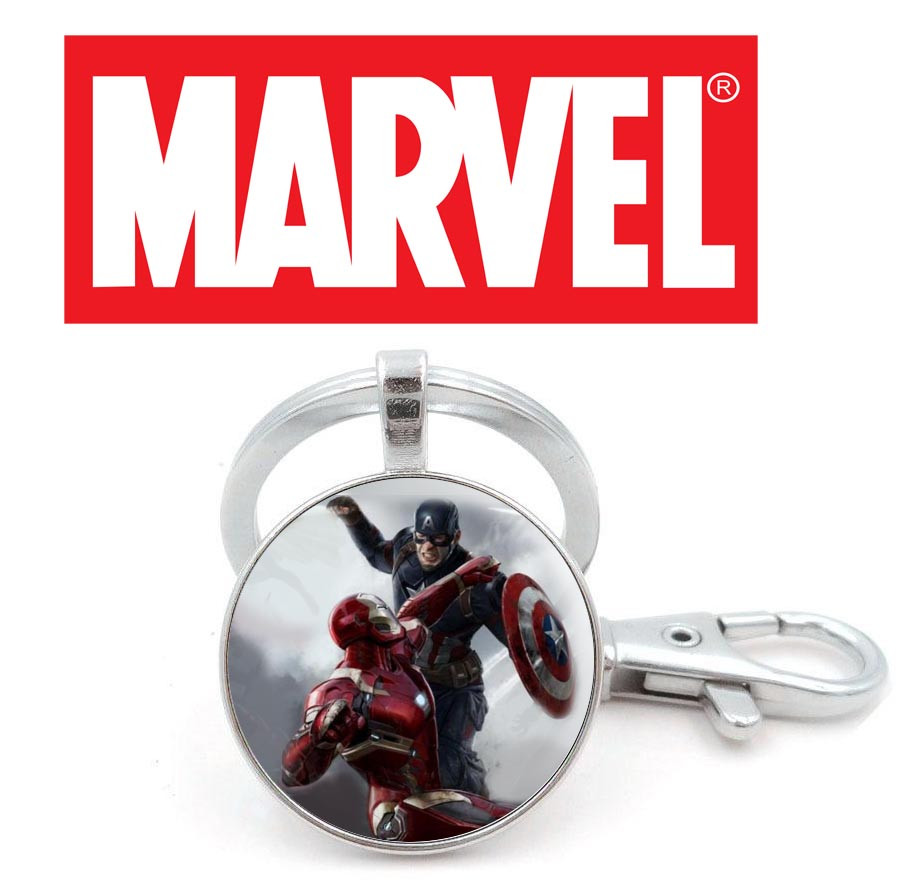 Брелок з Тоні Старком і Капітаном Америка Marvel