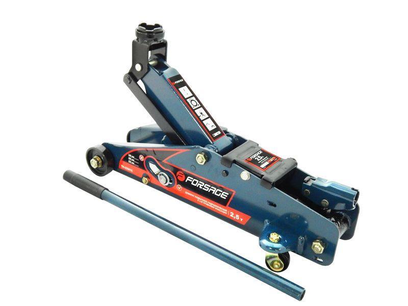 Домкрат підкатний 2,5 т з фіксацією (h min 140мм, h max 387мм) в кейсі Forsage F-TH22501C (Код:9492), фото 1