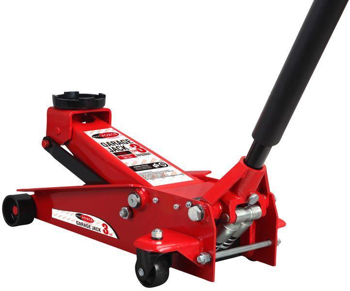 Домкрат підкатний 3 т гідравлічний посилений (130-495мм,2 поршня) Rock Force RF-33007 (Код:1083), фото 1