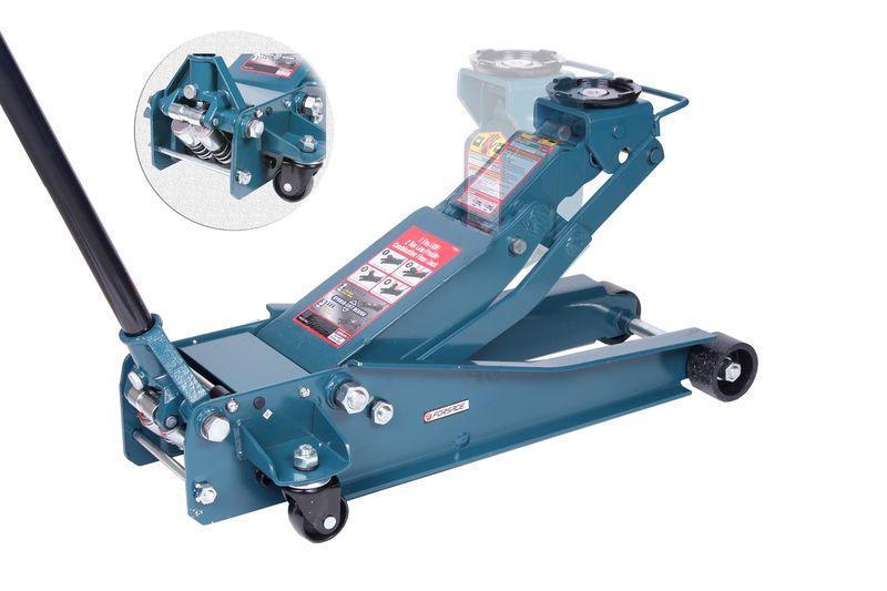 Домкрат гідравлічний підкатний посилений низькопрофільний двопозиційний 2т/3т Forsage F-RF830027 Код:1137, фото 1