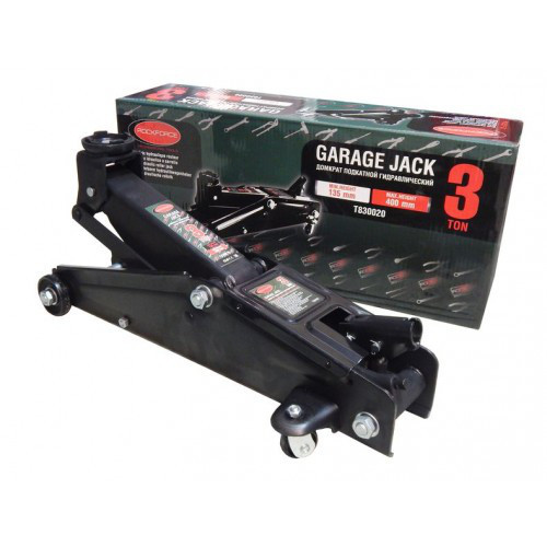 Домкрат гідравлічний підкатний 3т (H MIN-135MM, H MAX-400MM) ROCKFORCE RF-T830020(Код:17791), фото 1