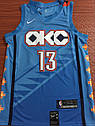 Вишивка Чоловіча майка Nike George No13 Oklahoma Thunder, фото 4