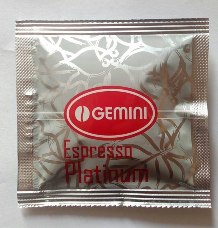Кава в чалдах монодозах Gemini Espresso Platinum 100шт Джеміні Платинум