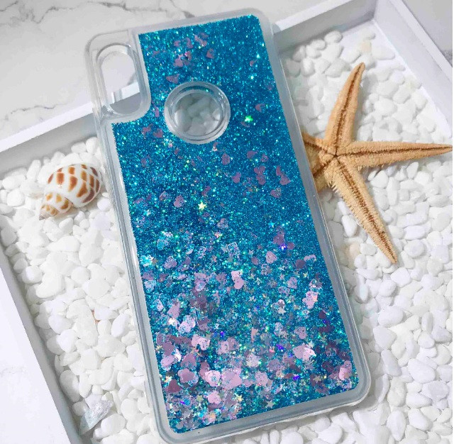 Чохол для Huawei P Smart Plus перетікальний синій