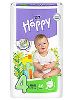 Підгузники дитячі Happy BELLA BABY maxi. (вага 8-18 кг, 2 х 66 шт.)