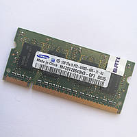 Оперативная память для ноутбука Samsung SODIMM DDR2 1Gb 800MHz 6400s CL6 (M470T2864QH3-CF7) Б/У