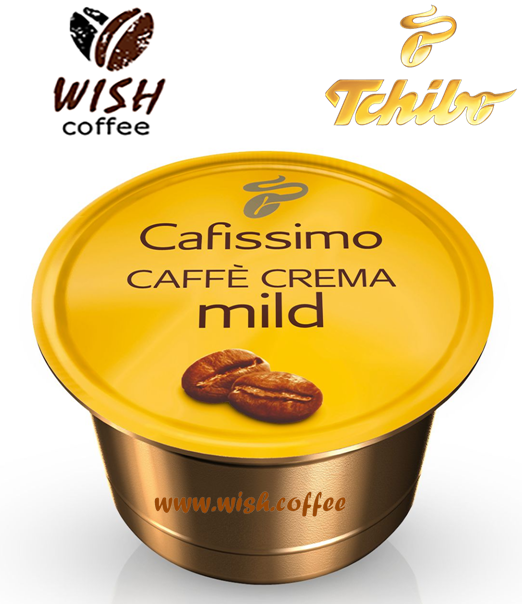 Кава в капсулах Кафиссимо/КАФИТАЛИ - Cafissimo Caffitaly Caffé Crema Mild Yellow (коробочка 10 капсул)