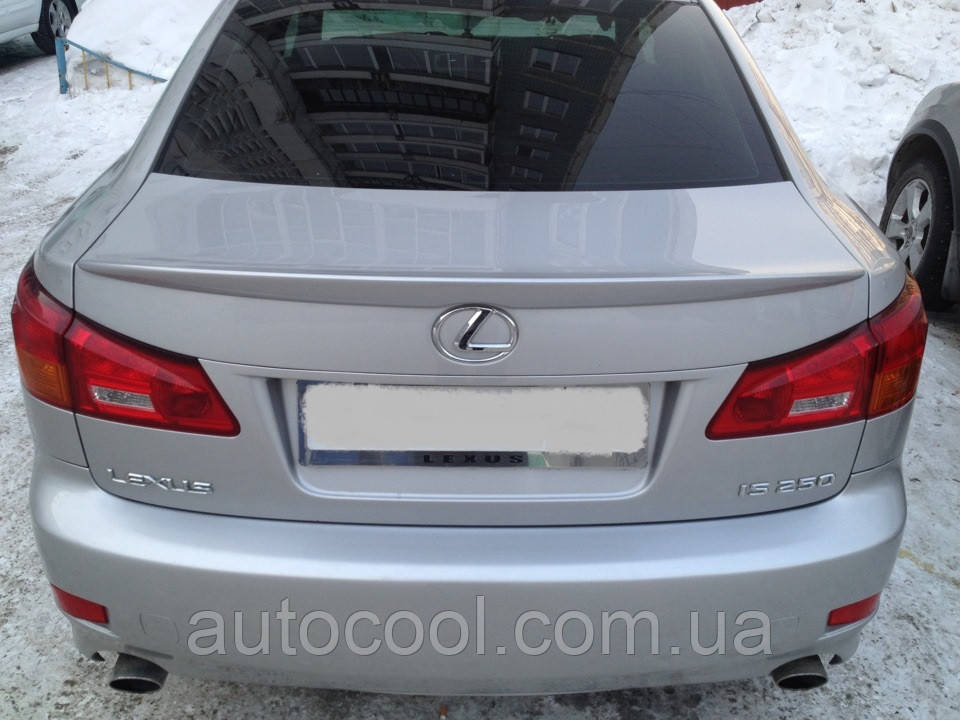 Спойлер багажника (лип спойлер, сабля, качиний хвостик) Lexus IS 250 2006-2012 г., фото 1