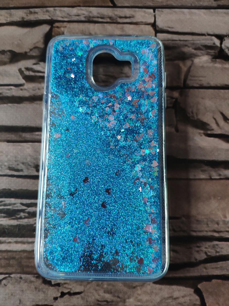 Чохол на samsung j4 2018 / j400 перетікальний синій