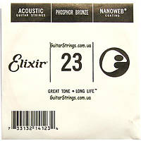 Струна Elixir 14123 Acoustic Nanoweb Phosphor Bronze.023 (акустика)
