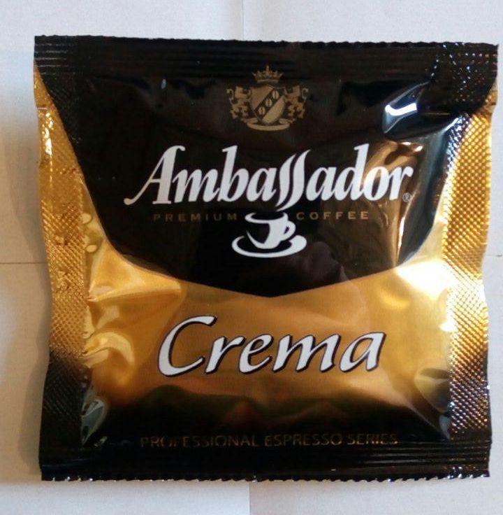 Кава в чалдах (монодозі) Ambassador Crema 1шт.