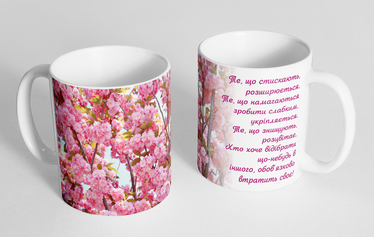 Чашка «Те, що стискають, розширюється…» #54, фото 1