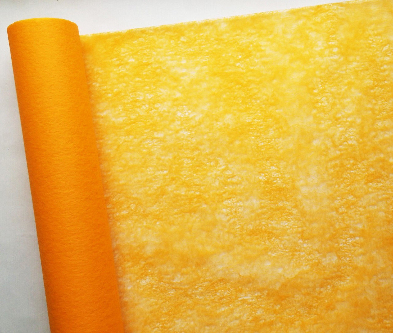 Флізелін яскраво оранжевий 25 см х 25 м , фото 1