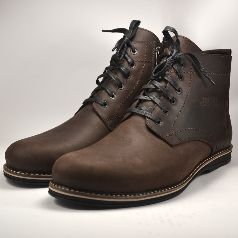 Черевики коричневі чоловічі зимові шкіряні Rosso Avangard Falconi Comfort Umber Brown
