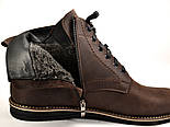 Черевики коричневі чоловічі зимові шкіряні Rosso Avangard Falconi Comfort Umber Brown, фото 3