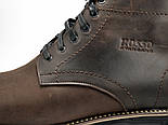 Черевики коричневі чоловічі зимові шкіряні Rosso Avangard Falconi Comfort Umber Brown, фото 8