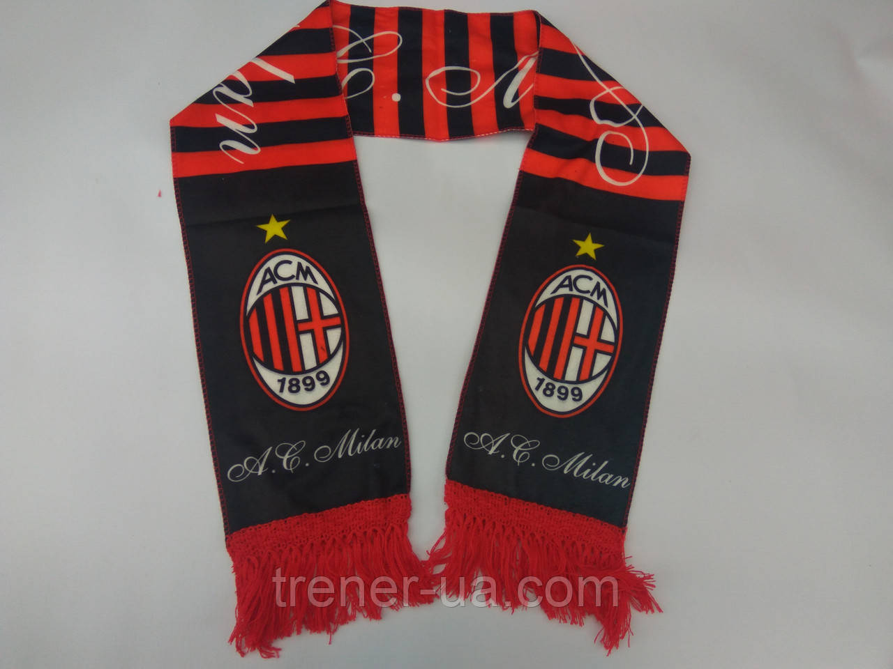 Шарф для футбольного фаната Milan
