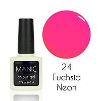 Гель лак MANIC №24 Fuchsia Neon 8 мл