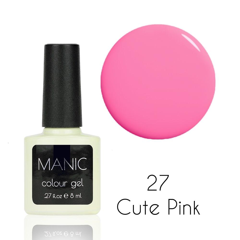 Гель-лак MANIC No27 Cute Pink 8 мл