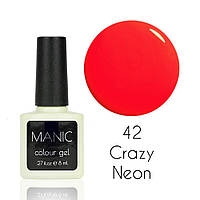 Гель лак MANIC №42 Crazy Neon 8 мл