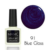 Гель лак MANIC №91 Blue Gloss 8 мл