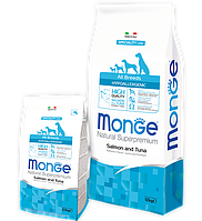 Корм Monge Adult Hypoallergenic All Breeds (лосось,тунець, рис)